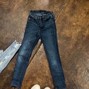 aeropostale dark skinny jeans short